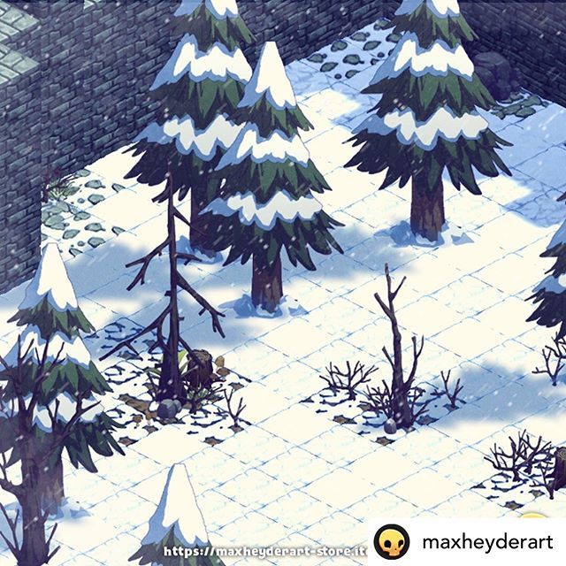 TheGameGuy7's tweet photo. Posted @withrepost • @maxheyderart ❄️ In the bleak midwinter, frosty wind made moan,
Earth stood hard as iron, water like a stone;
Snow had fallen, snow on snow, snow on snow,
In the bleak midwinter, long ago.
-Christina Rosetti
.
.
.
#isometric #gameart #gameartist #gameart… https://t.co/bB0t2Xigwz