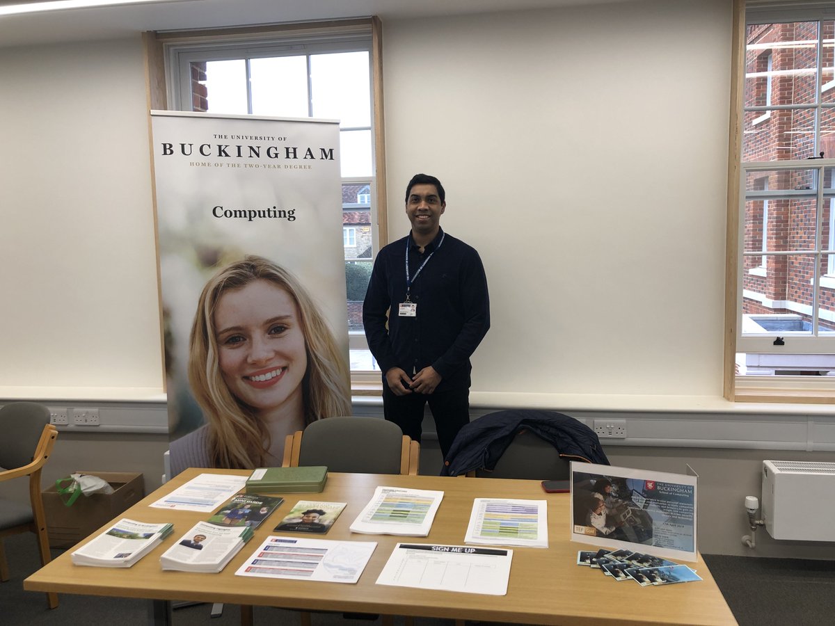 The computing department is presenting a wide range of courses at the University Open Day in the Vinson Building. Come and see what course is right for you! @uniofbuckingham #universityopenday #Computing #universityofbuckingham #Education  #UoBLife #OpenDay #unilife