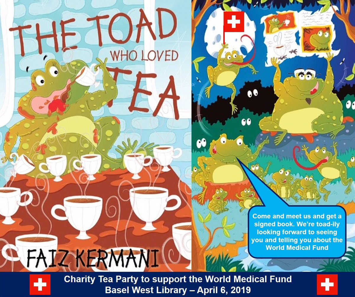 Faiz Kermani (@authorfaiz) on Twitter photo Children's author charity tea party, Basel Switzerland, 6 April 2019 for the World Medical Fund bit.ly/2T9nMZZ <a href="/UKWMF/">World Medical Fund</a> #worldmedicalfund #thefrogwhowasblue #thetoadwholovedtea <a href="/GGGBibliothek/">GGG Stadtbibliothek</a> #ChildrensBooks #literacy #reading #nonprofit #childrenscharity Children's author charity tea party, Basel Switzerland, 6 April 2019 for the World Medical Fund bit.ly/2T9nMZZ <a href="/UKWMF/">World Medical Fund</a> #worldmedicalfund #thefrogwhowasblue #thetoadwholovedtea <a href="/GGGBibliothek/">GGG Stadtbibliothek</a> #ChildrensBooks #literacy #reading #nonprofit #childrenscharity