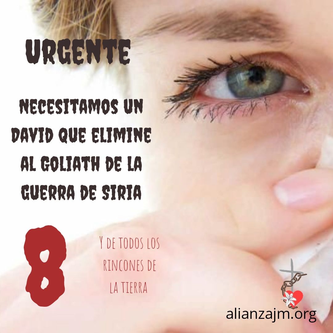 ISAlianzaJM's tweet photo. Nos unimos al dolor del pueblo de #Siria que lleva con un doloroso "Vía crucis" 8 años, en una situación tan difícil, sin trabajo, sin recursos...
Nuestra oración 🙏 continúa
#Paz
#Syria8
#8añoshuyendo
#Asilo2018
#NecesitamosATodoElMundo
@CEARefugio https://t.co/FtBVaYZwp6