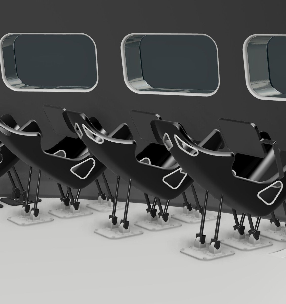 Seats really give a sense of scale.

#space #SpaceX #starship #Mars #cinema4d #Fusion360 #design