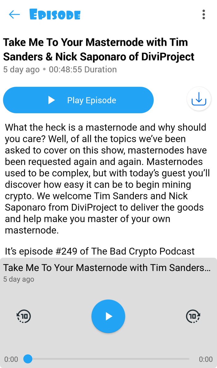 The Blockchain Story (BCS) (@thebcstory) on Twitter photo Today in #crypto podcastš§Ā
#blockchaindaily <a href="/cryptocentz/">Crypto Centz Podcast</a> <a href="/CryptoBasicPod/">CryptoBasic</a>
Check out latest crypto #podcasts, here:
iOS: itunes.apple.com/in/app/the-bloā¦
android: play.google.com/store/apps/det⦠Today in #crypto podcastš§Ā
#blockchaindaily <a href="/cryptocentz/">Crypto Centz Podcast</a> <a href="/CryptoBasicPod/">CryptoBasic</a>
Check out latest crypto #podcasts, here:
iOS: itunes.apple.com/in/app/the-bloā¦
android: play.google.com/store/apps/detā¦