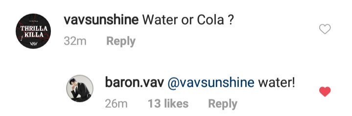 vavsunshine's tweet photo. uwu I did have much fun on today's mention party!! 😭😭 

Baron wrecked me!! 

#TeamVAV 
#TwitterBestFandom 
#THRILLA_KILLA #VAV 
@VAV_official https://t.co/azkldVDY67