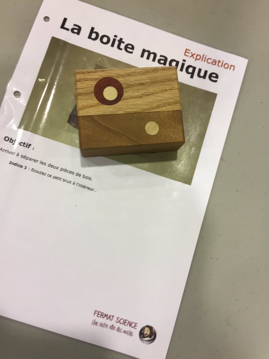 fermat_science's tweet photo. #SemainedesMaths2019 @LesMathsEnScene Festival International #MathsOccitanie
Louise @ServiceCivique @Prefet_82 a @fermat_science présente l atelier Casse-tête ! Venez relever le défi ! https://t.co/oPo9tPzzn5