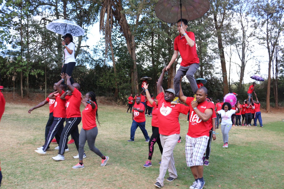 Team work at its best. #UBAJoggingToBond #AfricasGlobalBank #AfricanExcellence #UBAKenya