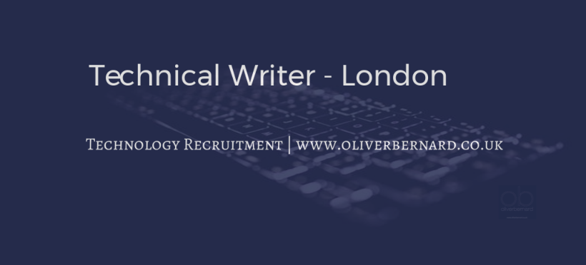 Technical Writer - London #oliverbernard #london tinyurl.com/y4kyxrdg