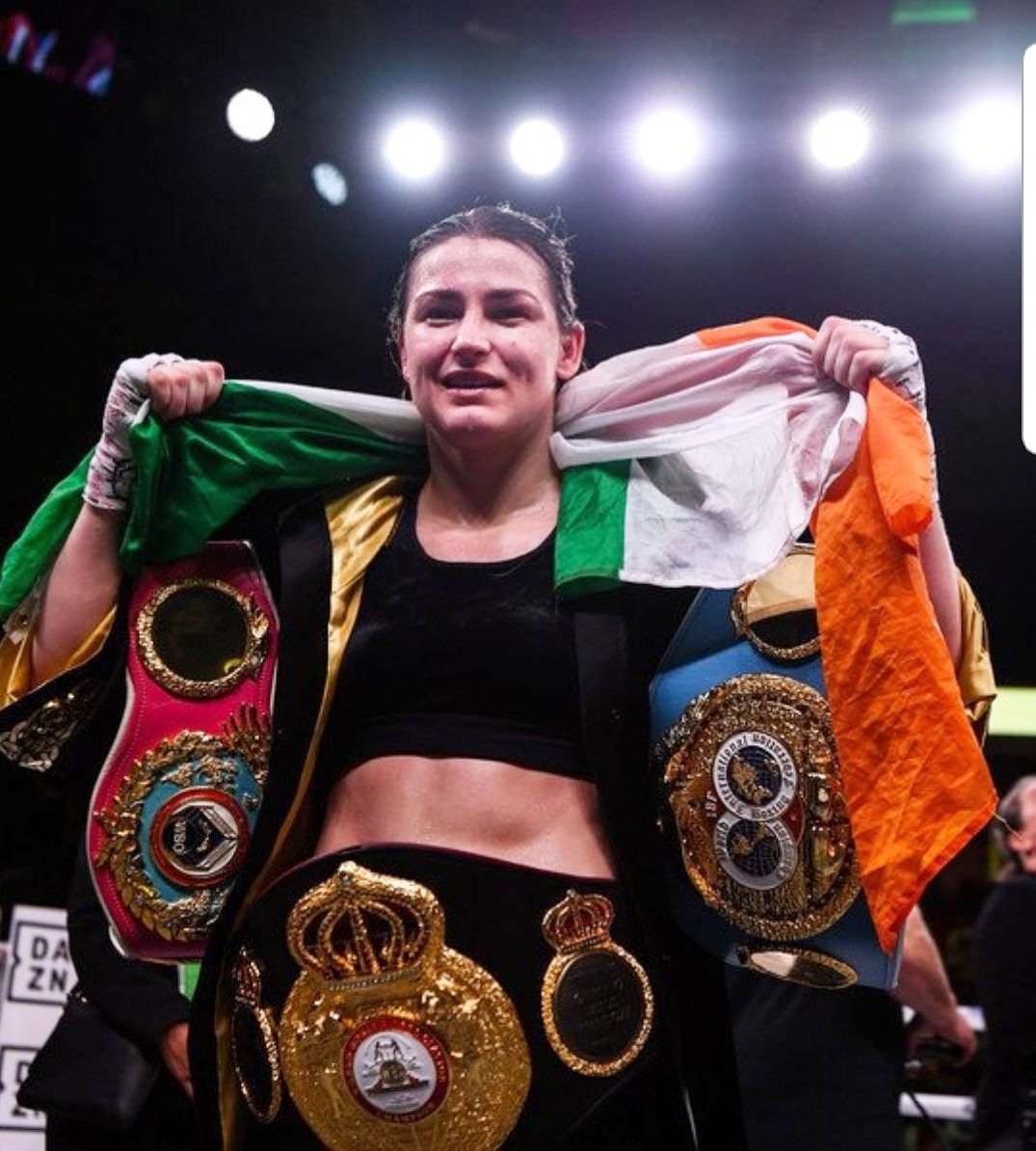 Ray_Shah's tweet photo. I'll never understand why the whole of Ireland wasn't talking about this fight leading up to it last night?

I honestly think if @KatieTaylor was a man and an arrogant loud mouth dope it would have been different.

Now she holds three of the four World titles...she's the greatest https://t.co/hxt1apcBtK