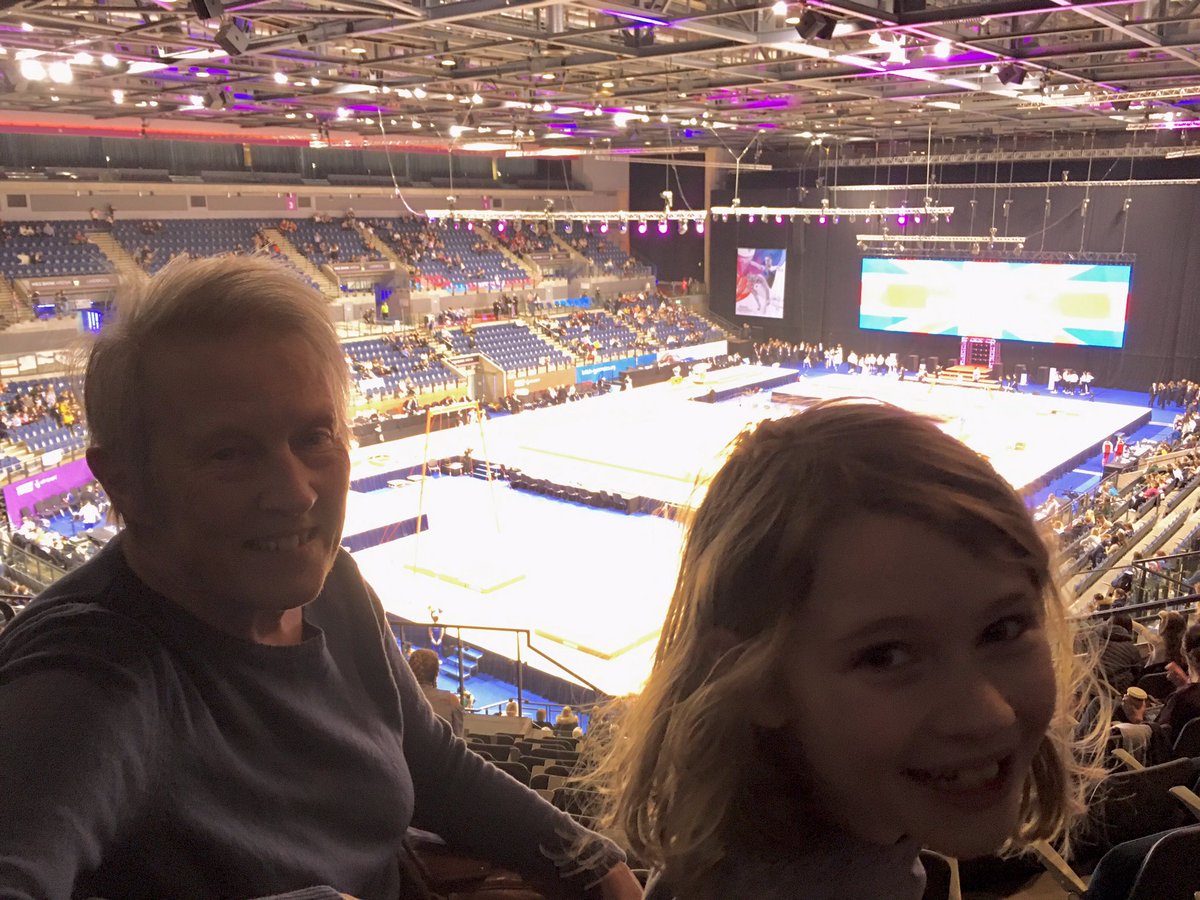 Enjoying the gymnastics and a girls day out #2019British