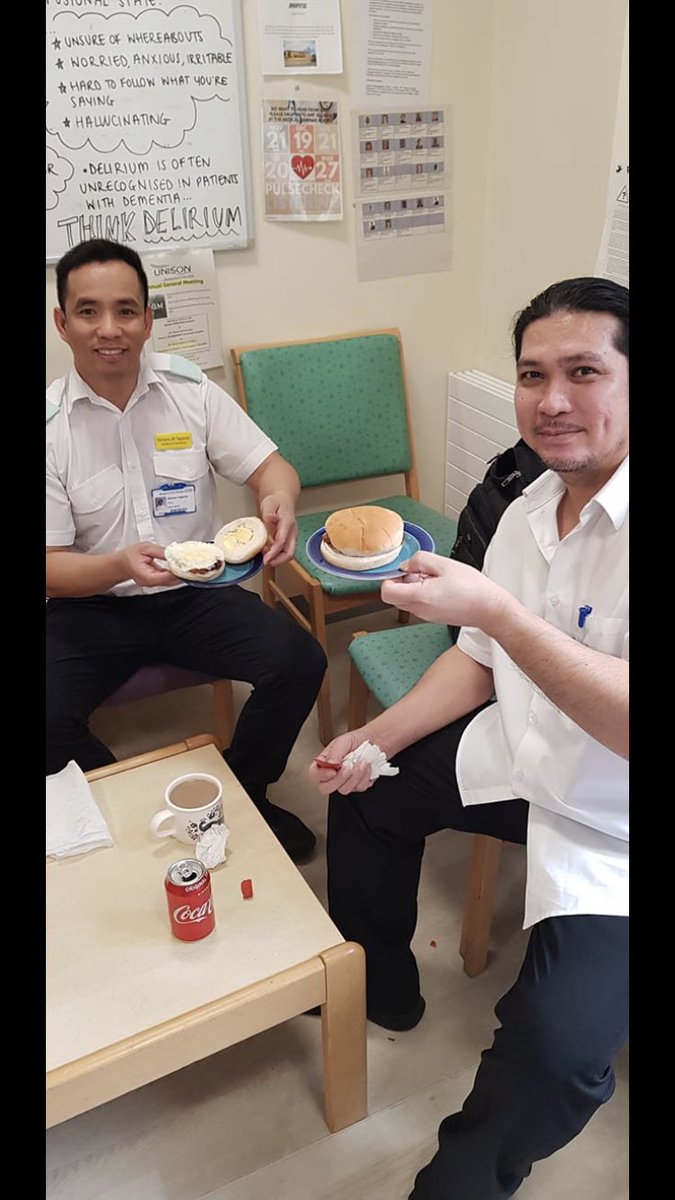 Staff all bringing in items to share for sausage sandwich Saturday. @MusgrovePark #staffwellbeing #teameliot #happystaffhappypatients <a href="/Catheri04741586/">Catherine White</a>