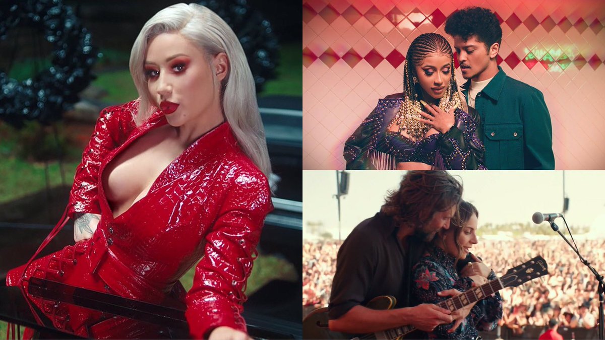 Most viewed female videos on YouTube in the past 24 hours:

#1 Sally Walker, <a href="/IGGYAZALEA/">IGGY AZALEA</a> — 4,609,172
#2 Please Me, <a href="/iamcardib/">Cardi B</a> — 4,539,993
#3 Shallow, <a href="/ladygaga/">Lady Gaga</a> — 2,935,929