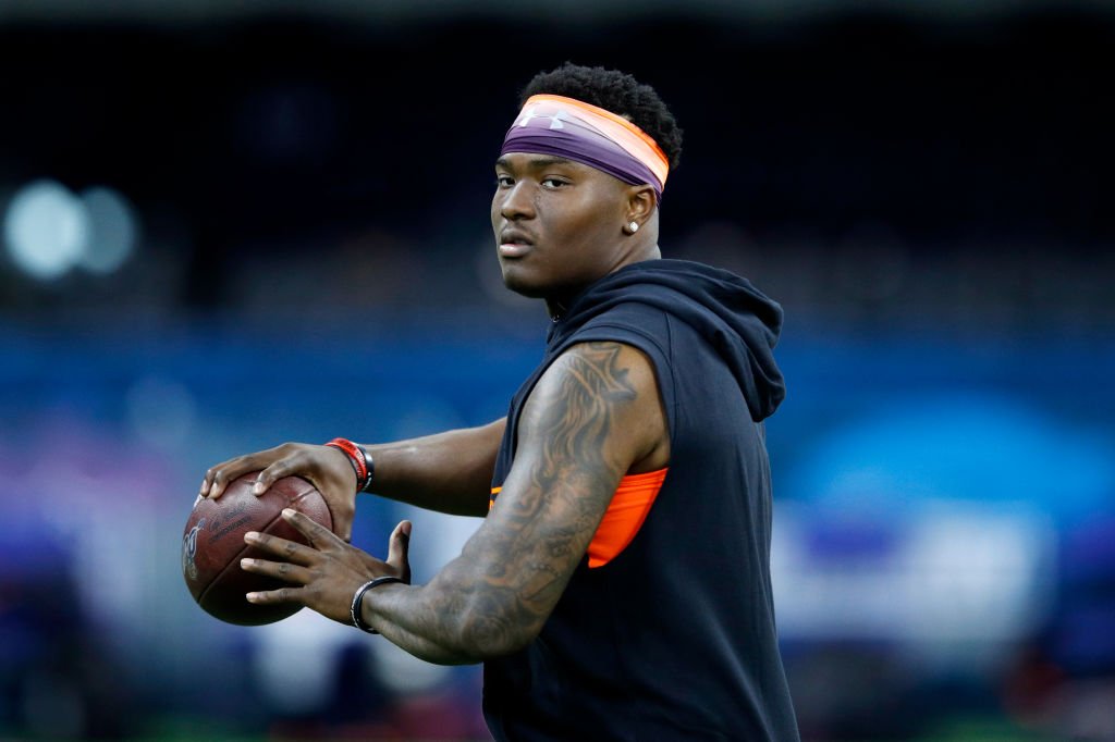 Giants are "not doing a lot of work on" QB Dwayne Haskins, per. @...