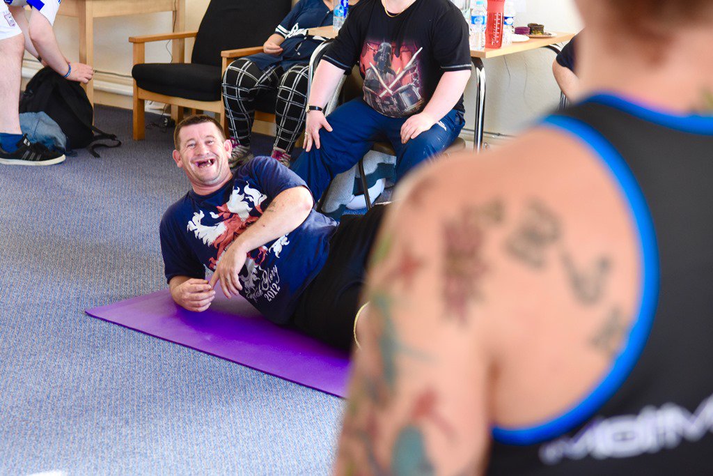 EastKentMencap's tweet image. Did you know that just 17% of people with a #learningdisability play sports at least once a week? Why not come along to our healthy living club to get things moving? 💪 ow.ly/ijY530o3zZD