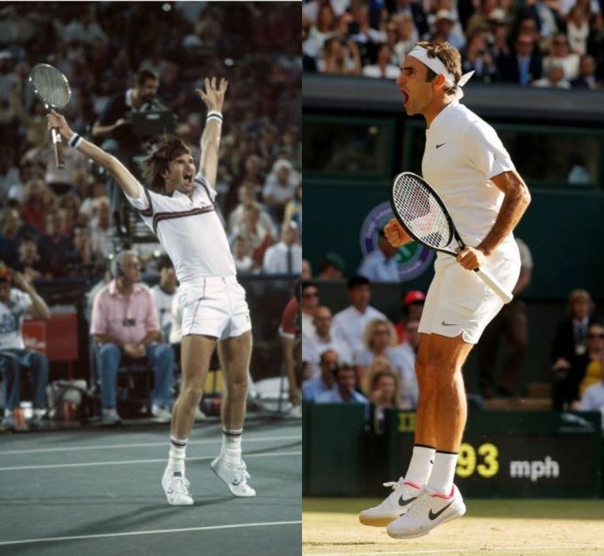 Dentro de tantas comparaciones, tienen un gran punto en común: ambos hicieron gigante al tenis.FIN DEL HILO