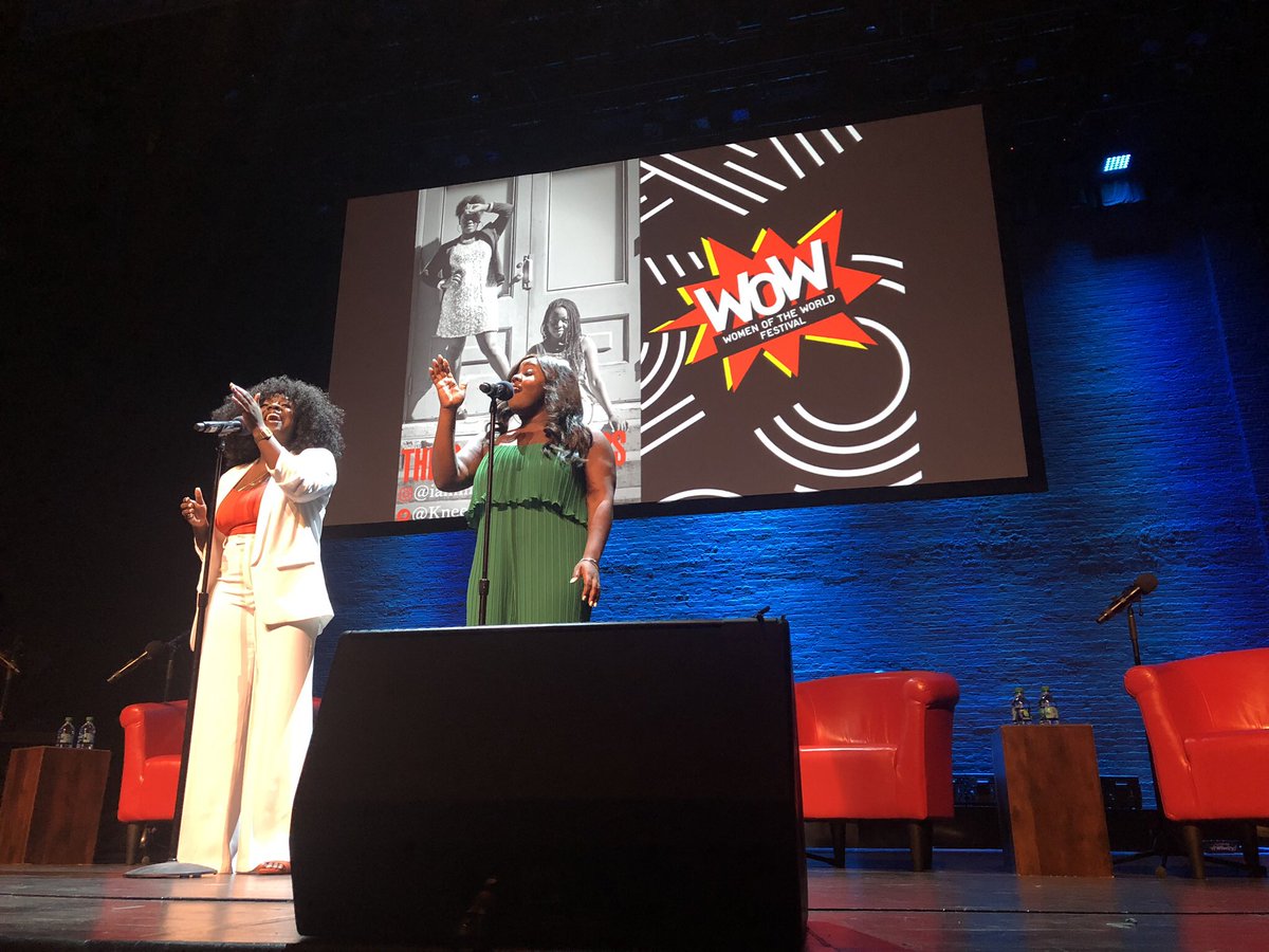 blaculator's tweet photo. #JuniorScholarsProgram from @SchomburgCenter taking notes on #colorism #NoShade and absorbing inspiration from an all star panel at @ApolloTheater @ApolloEd #WOWApollo #WOWTeenSummit https://t.co/10tVkWfB1H