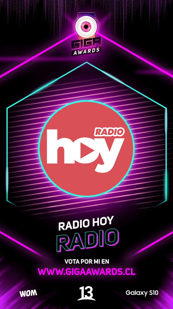 radiohoycl's tweet photo. Vota por nosotros en ➡️ https://t.co/fL65IpqG0e #LaRadioOficialDeLaFanaticadaMundial https://t.co/2GIK7IExTW