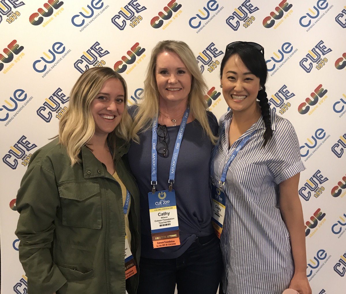 cindyyuribak's tweet photo. Good times at CUE with our super FAB Laguna teachers! @WilsonPort5th @bishop5th @cueinc #fsdlearns #cue19 https://t.co/ylD7u5B1ya