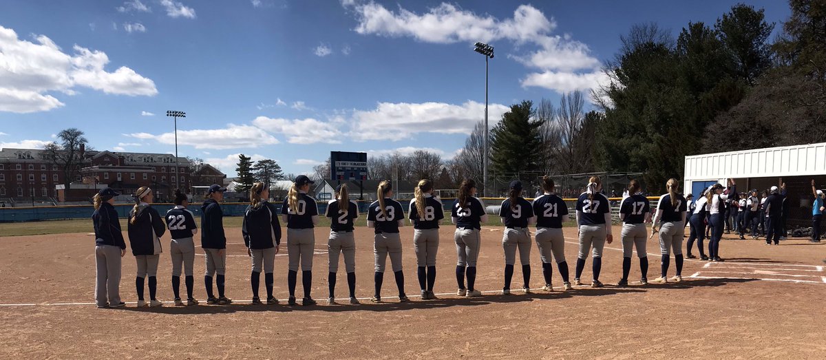beautiful day for #lvcsb’s double-header at Hood College 🥎