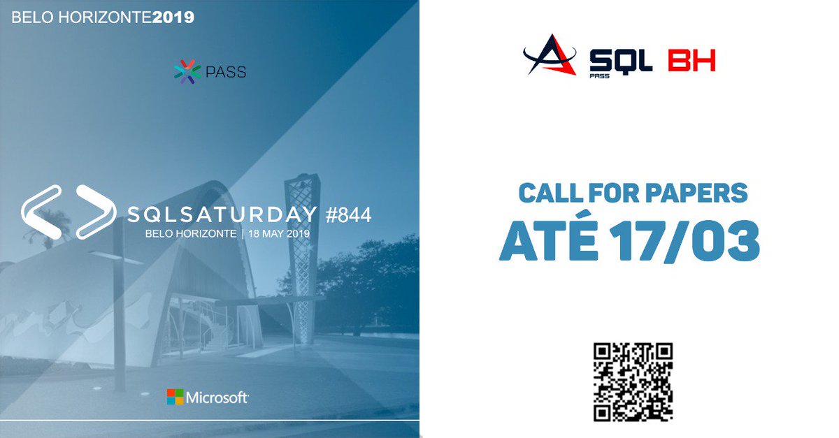 Maruan_Afif's tweet image. Você quer ser um dos palestrantes do maior evento de SQL MG? 
Não percam o Call for Papers até amanhã dia 17/03! 😀
sqlsaturday.com/844/eventhome.…