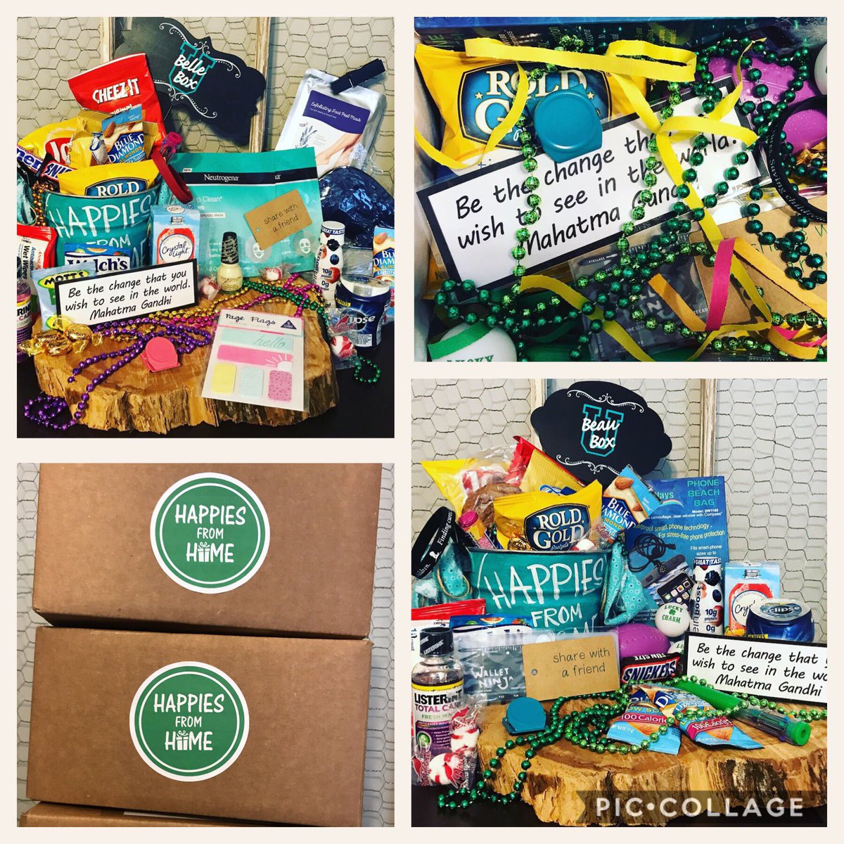 AmandaDTyrone's tweet photo. These March college care packages are on their way to some special kids. Visit https://t.co/etGsgXsRbk to order an April BelleU or BeauU Box. Orders due by April 5. #happiesfromhome #justbecause #promotingconfidence https://t.co/EzESyAKS4P