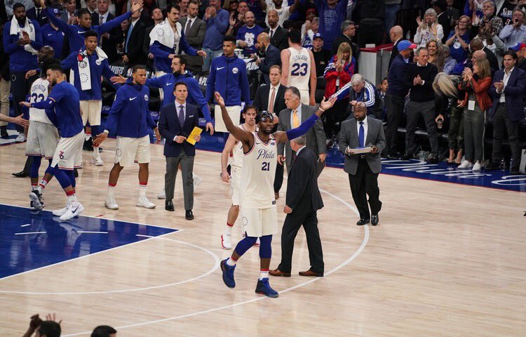 PHLSixersNation's tweet photo. Happy Birthday to....
•the best center in the league
•the biggest jokester in the league
•the social media king of the league
•and cant forget “#TheProcess”

You don’t understand how much Philadelphia appreciates you, Joel. Thank you for everything you do🏀❤️ https://t.co/L0HpVWRMmI