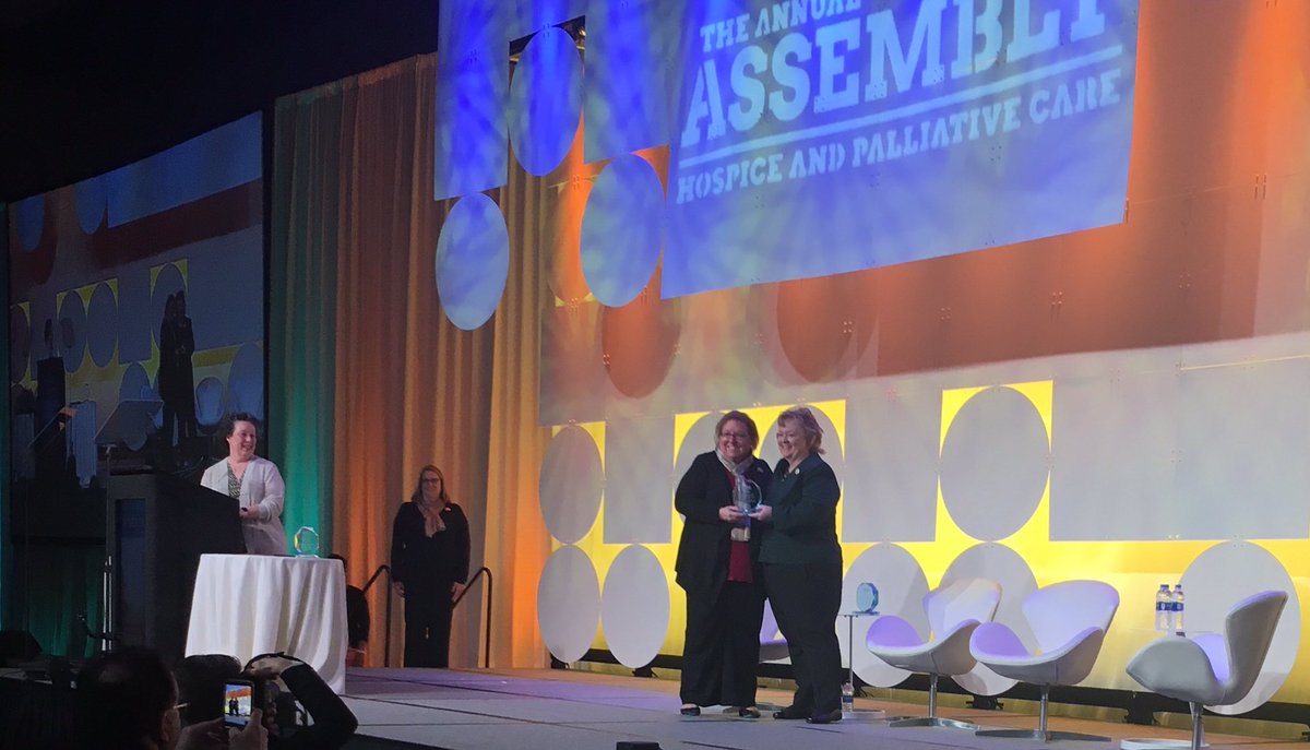 MaguirePeggy's tweet image. Congratulations @CambiaHealthFdn #sojourns Scholar @DeborahLafond and @PerkoKathy on being named as fellows of the HPNA! #hpm2019