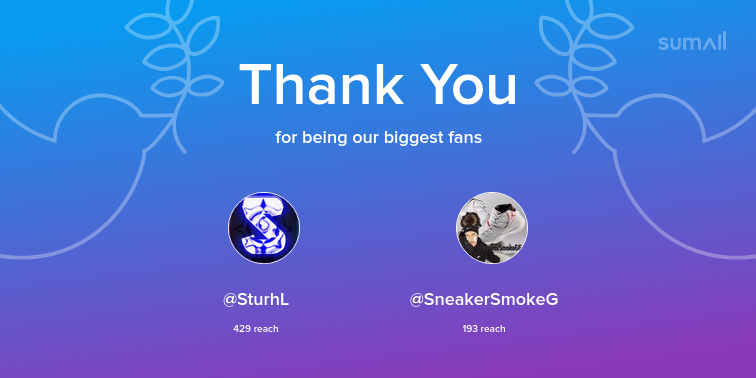 wavydck's tweet photo. Our biggest fans this week: @SturhL, @SneakerSmokeG. Thank you! via https://t.co/UTZ5HuM5By https://t.co/IcxYVAdmRH