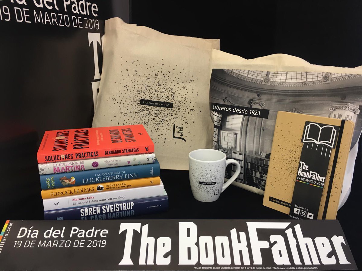 casadellibro's tweet photo. 🚨 SORTEAZO 🚨

Síguenos + RT + comenta si estás tan orgulloso de tu padre como lo estaba Michael Corleone del suyo, y podrás ganar este fantástico pack #TheBookFather.

Porque no hay nada más importante que las historias entre padres e hijos. 

Bases: https://t.co/nFVTSh3AK4 https://t.co/jdfAs4AGnk