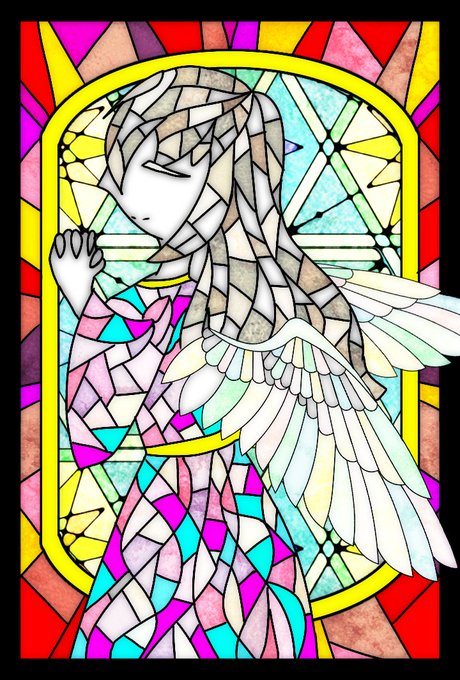 ステンドグラス風のtwitterイラスト検索結果 古い順