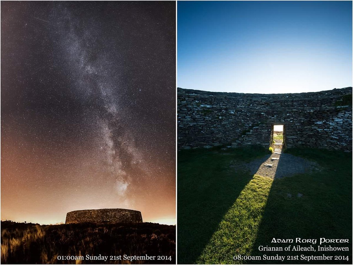 adamroryporter's tweet image. Grianan of Aileach is arguably one of the most magical and breathtaking places to visit on the Wild Atlantic Way. The Iron age #ringfort sits atop Grianan Hill in #Burt, #Inishowen, County #Donegal and is aligned to the #Equinox sunrise and the moon. facebook.com/inishowenart