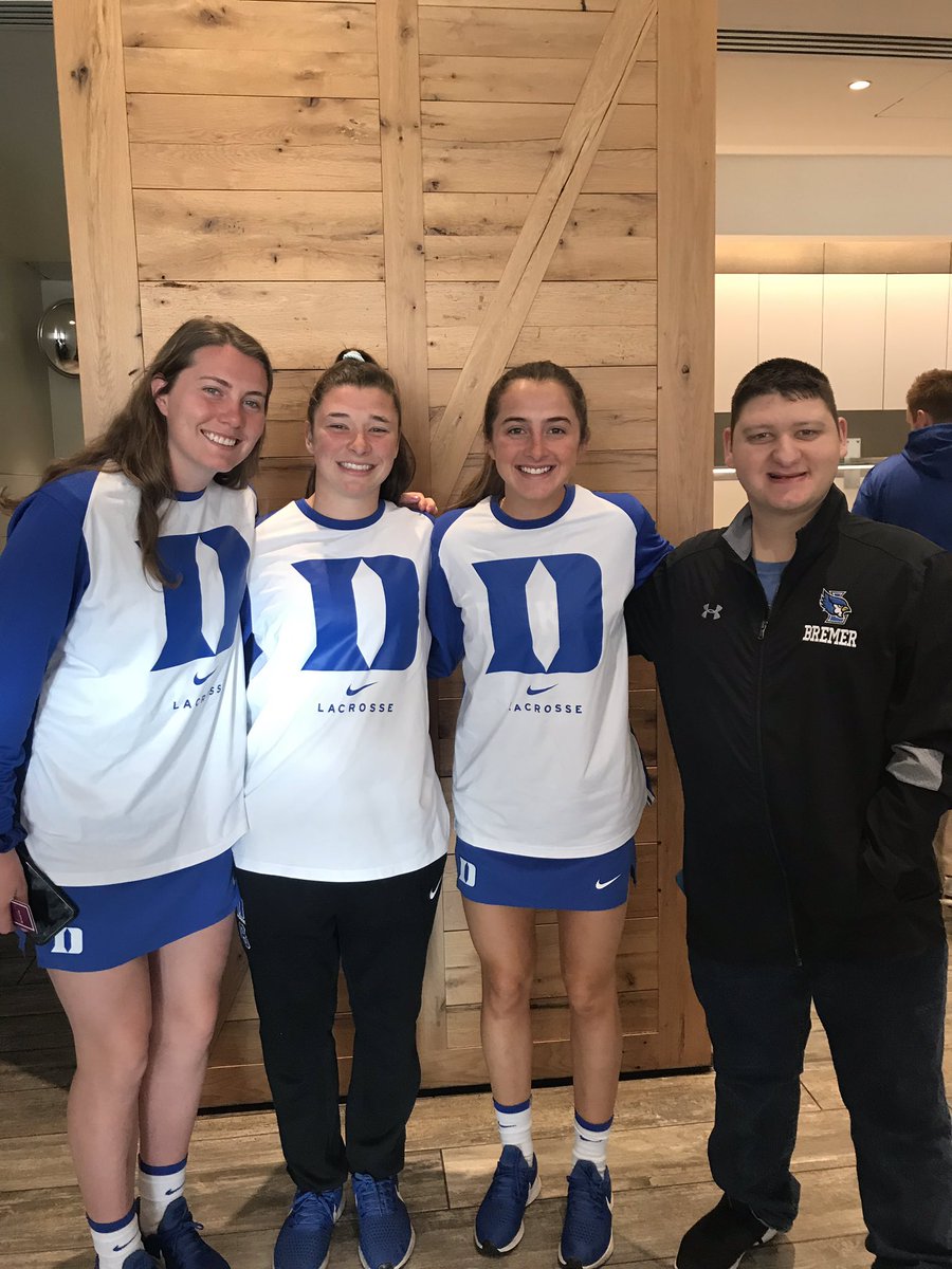 MrBlueJay_LHS's tweet photo. @DukeWLAX My Philadelphia adventure begins in a pretty cool way... got to see and meet a few of the Duke Blue Devils Lacrosse team.  #GoDuke https://t.co/juW4lE4nHE