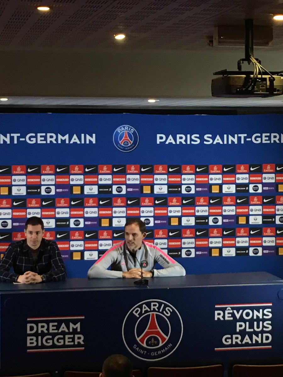 CanalSupporters's tweet photo. Tuchel : « Les anciens qui disent qu’on a pas assez de caractère ? C’est facile, ils n’ont jamais perdu eux ? Ils ont gagné la c1 au PSG ? » #psg #psgom #teampsg https://t.co/HPze5kYO20