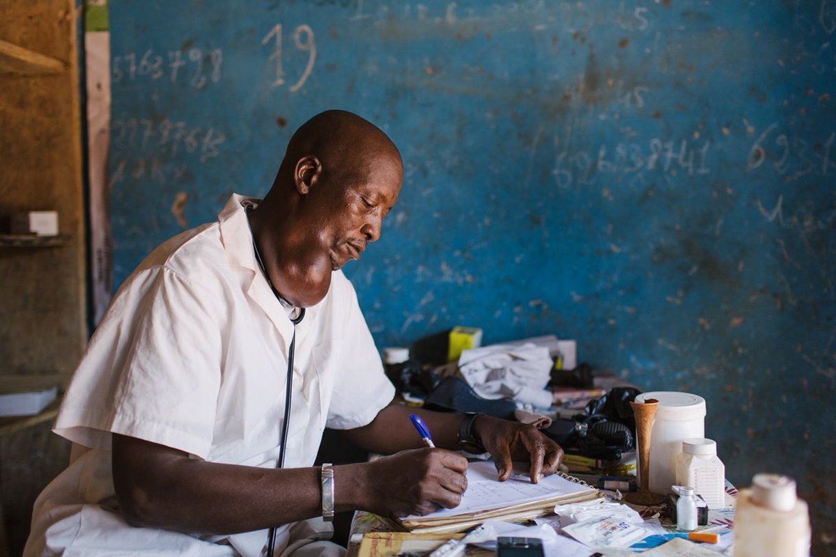 Forty-six-year-old Amadou is not defined by the tumor that has been growing for more than 15 years. To those in his community, Amadou is a nurse, a pillar of hope and a leader. He’s came to the #AfricaMercy to receive the help he needs to continue saving others. 
#mercyships