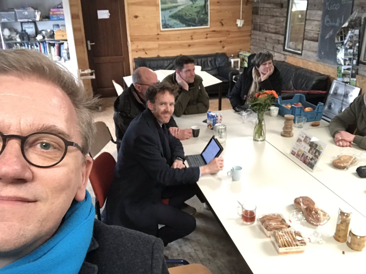 Op bezoek met <a href="/ChristenUnieNH/">ChristenUnie Noord-Holland</a> bij biologische boerderij Schapenstreek in Lutjebroek om te horen over eerlijk voedsel #proevkantoor #CUinactie