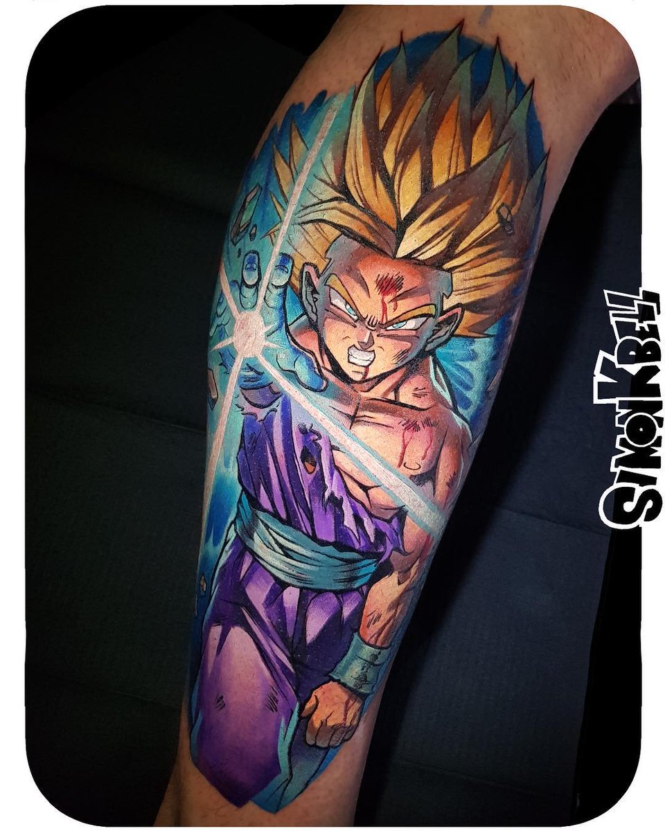 Goku Full Tattoo Poster for Sale by ZeyEm  Redbubble