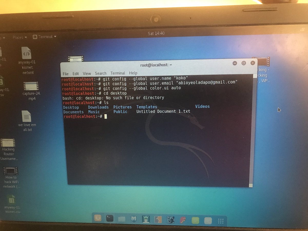 oladapo_royals's tweet image. Git hub on kali Linux @forLoopUnilorin #ForloopUnilorin #forloopafrica