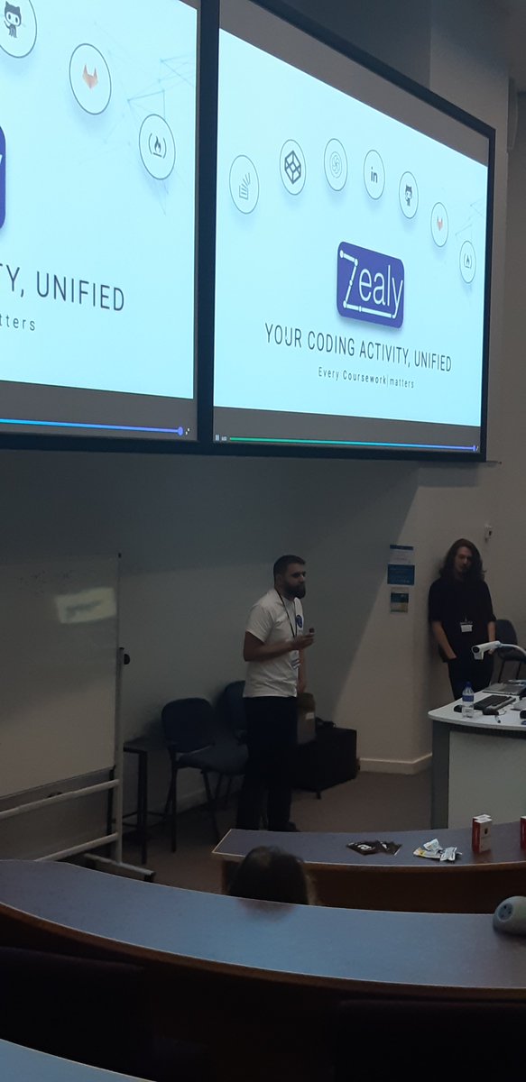 zealyio's tweet photo. Our youthful director @irfankhoda presenting at #COVHACK2019 opening ceremony ๐๐ผ Happy hacking! ๐จ๐ผโ๐ป๐ฉ๐ปโ๐ป https://t.co/aOrJAdzxW9