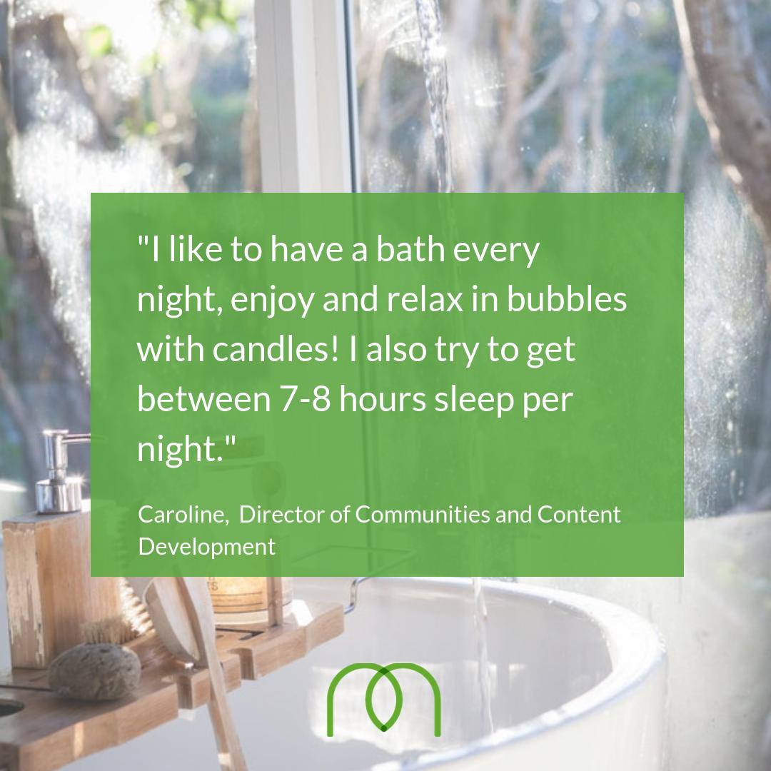 For your #SelfCare this evening why not enjoy a soak in the bath or an early night - little moments of wellbeing are there to be enjoyed! What are your plans? #MHFAWellbeing mhfaengland.org