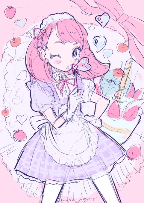 2016〜17あたり 全部メイドだキャラ(メイドさんだいすき)2枚目と3枚目は多分男 