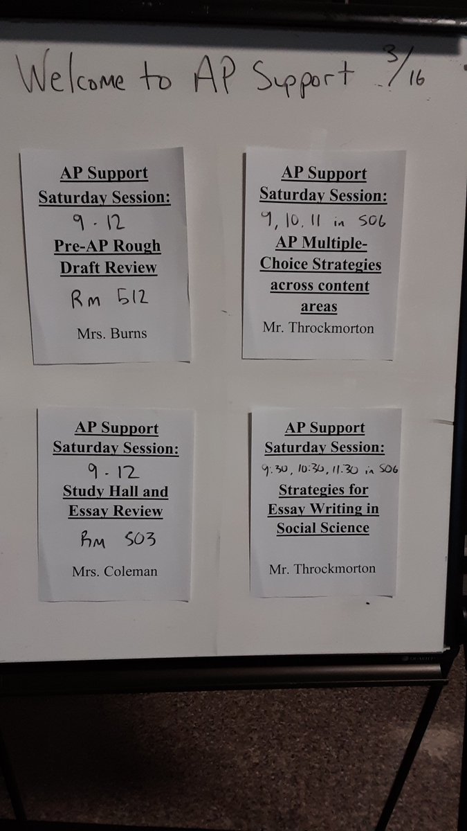 DominionAPHelp's tweet image. Need some time to study? Want to prepare for your AP exams? AP Support is here from 9-12 to offer help on multiple choice and free response questions, and give you access to a quiet study space. @DominionLcps #trulytitan19