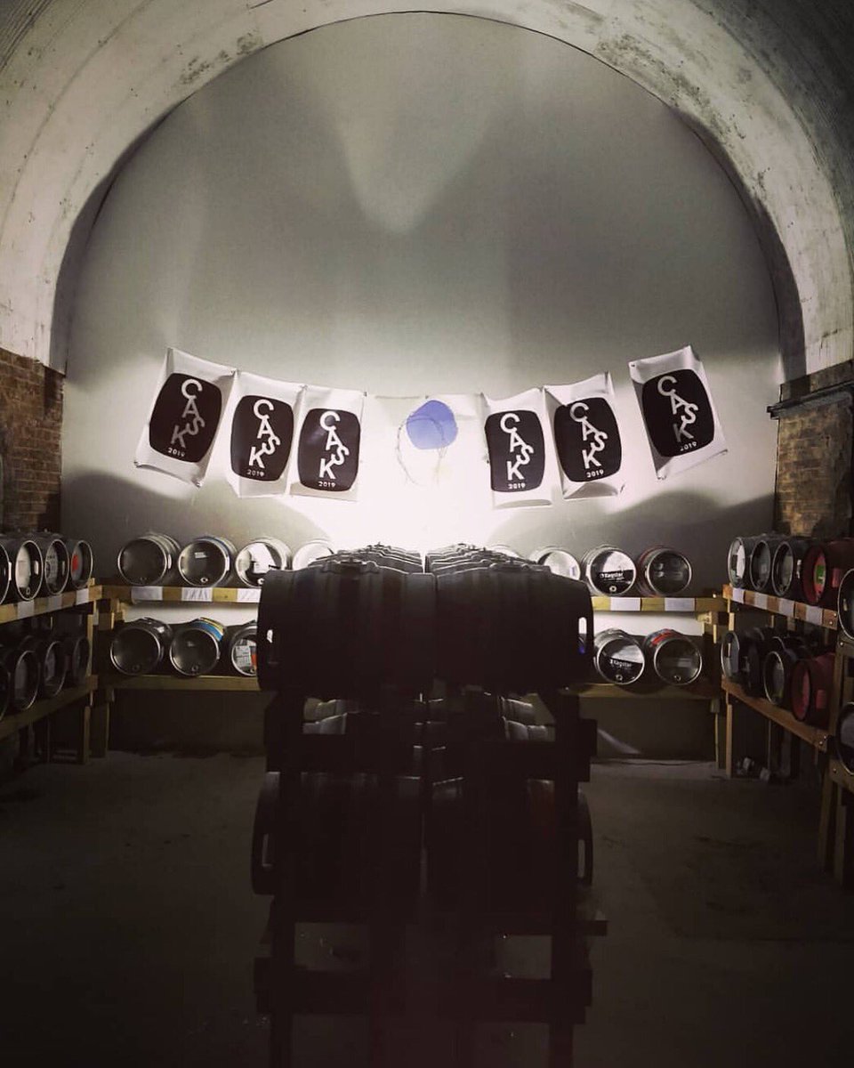 SignatureBrew's tweet photo. If youโre at @cask2019 today weโve got a one-off coffee praline porter called Praliner with vanilla pods and hazelnut. Donโt miss it! #cask2019 https://t.co/MUZ6ArOGbb