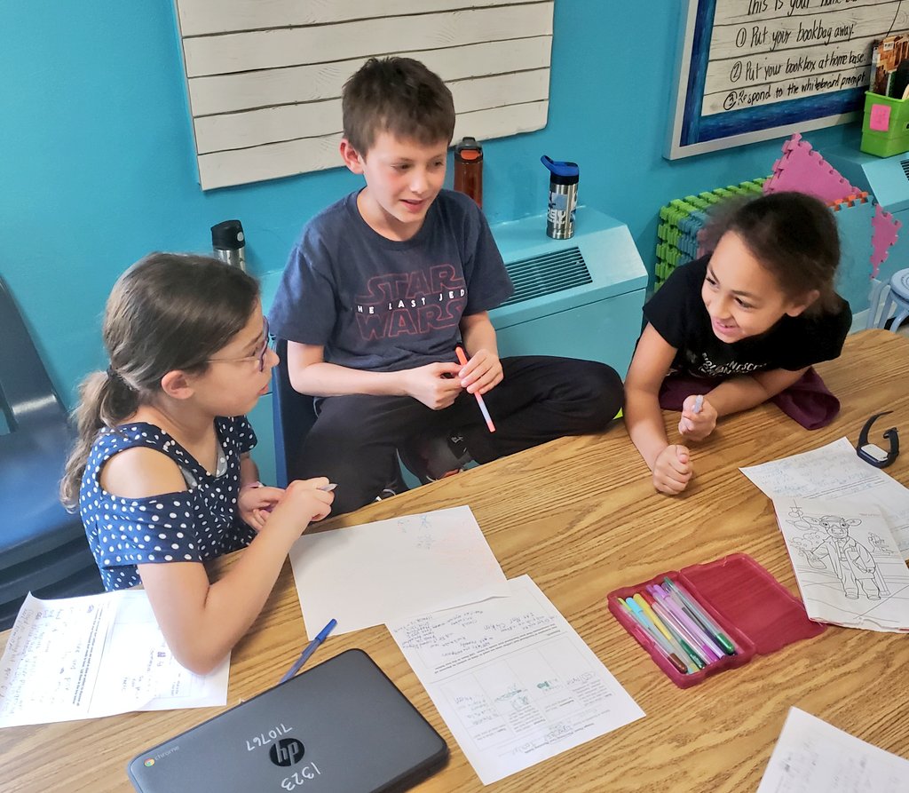 NuckolsNews's tweet image. Inspired by an #ImageFlood, @kgeslions assume the roles of planners, marketers, CEOs, and more as they collaborate to research and create #FunctionalText for community businesses! #PerformanceTasks make learning relevant and engaging! @vbschools @vblit4kids