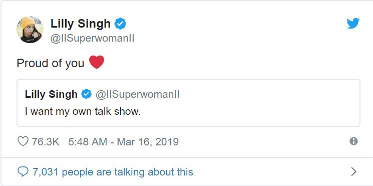 Girl, you make all of us want to chase our dreams. @IISuperwomanII #Inspiration😍