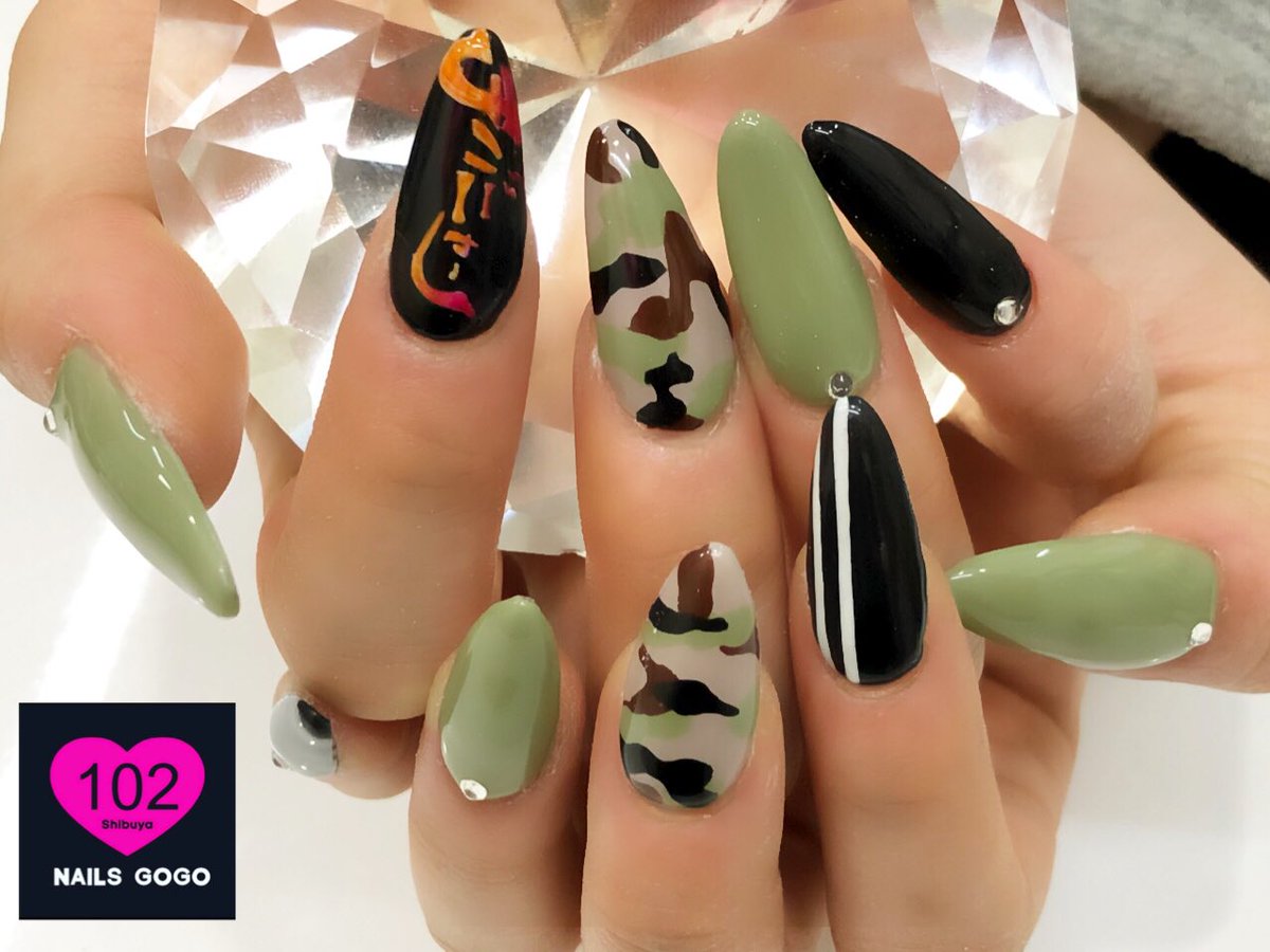 Nailsgogo Na Twitteri T Co A0ltz1ekhe 渋谷センター街 ネイルサロン 03 5728 4343 こんにちは ご紹介 ネイルは 迷彩ネイル スポーティネイル お待ちしてます 渋谷ネイルサロン 渋谷ネイル スカルプネイル ネイルデザイン やり放題ネイル