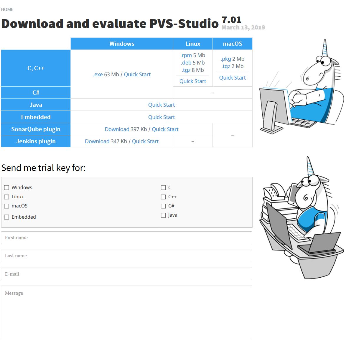 Code_Analysis's tweet image. PVS-Studio 7.01 Released.
PVS-Studio is a tool for detecting bugs and security weaknesses in the source code of programs, written in C, C++, C# and Java. It works in Windows, Linux and macOS environment.
viva64.com/en/pvs-studio-…
#pvsstudio #programming