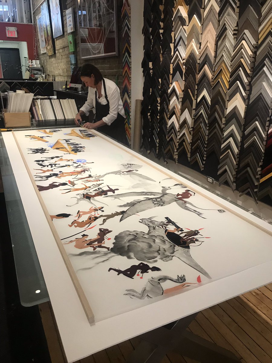 dimensionscf's tweet photo. It was around 10 feet! And that’s the long and the short of it...😁
#customframing #customframesTO #the6ix #homedecor https://t.co/MukbrTaQ6C