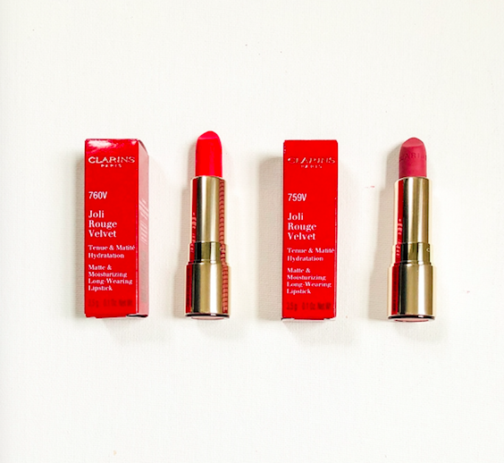 davelackie's tweet photo. Update your lipstick collection for spring with Clarins' Jolie Rouge Velvet in Pink Cranberry &amp; Woodberry. I'm giving them away on Twitter! To enter, follow @davelackie &amp; RT https://t.co/Qi4do3Azcj