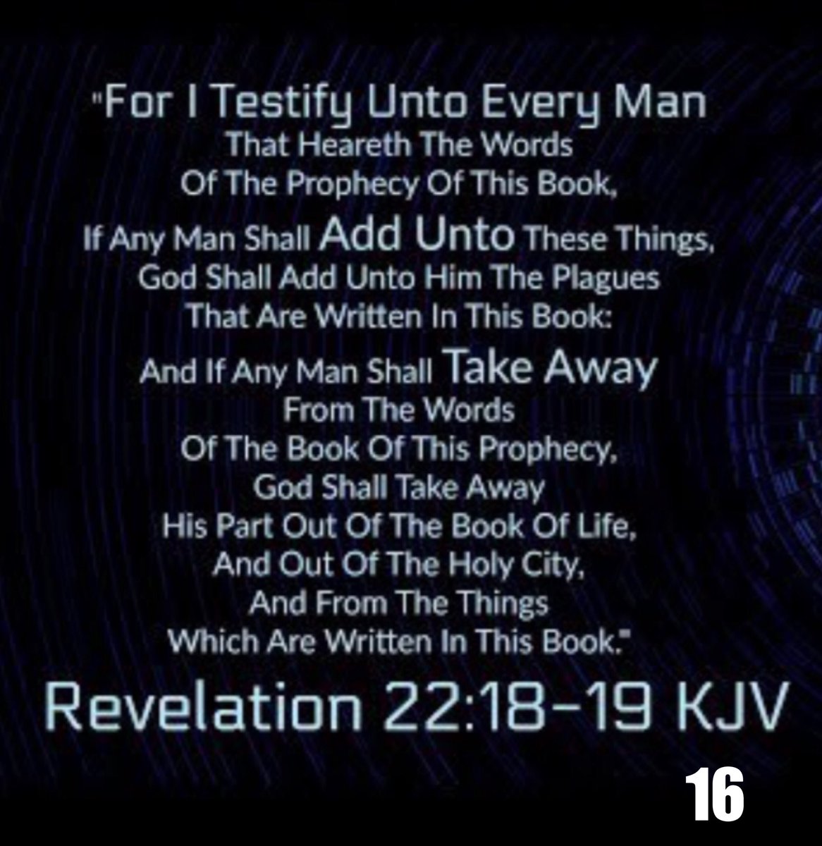 preacher27's tweet photo. #GiveMeTheBible: don’t add to not take away from the Word of God 📖♥️ https://t.co/ekohG9iHBJ
