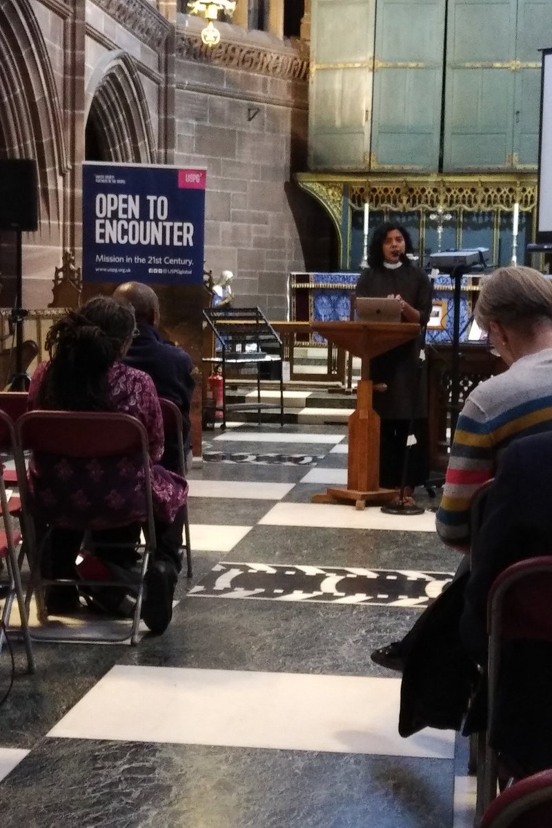 PashaReflection's tweet photo. The final speaker @USPGglobal #rethinkingmission conference @LivCathedral is @wsvarghese of @TrinityWallSt America is haunted by genocide of native Americans and legacy of slavery. https://t.co/aMh8Rj9vlt https://t.co/FcGI2EoABh