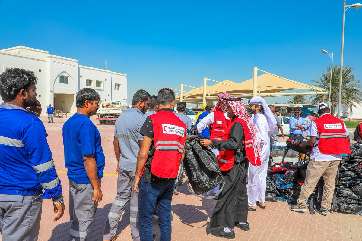 QRCS's tweet photo. #QRCS has recently concluded the fifth edition of 'Together for Benevolence' an annual charitable giving program for expatriate workers in #Qatar 
Since its launch in 2014, the program has been sponsored exclusively by #Chevron Phillips Chemical Company Qatar LLC
#ChevronPhillips https://t.co/aDJqbMvoDf