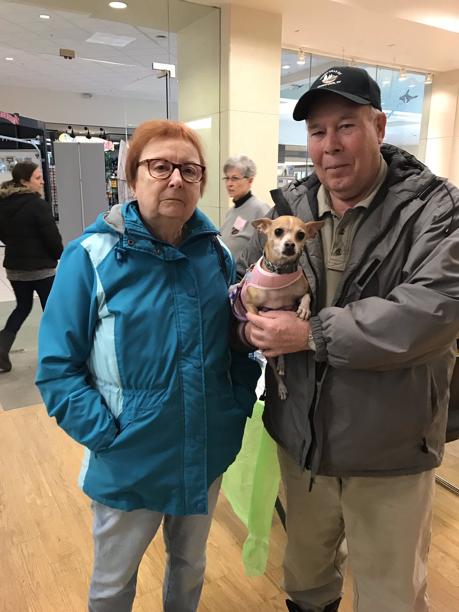 CHQCountyHumane's tweet image. One of the 5 adoptions that happened at the @ChautauquaMall during the St.Pawtrick’s Adoption Event yesterday.  Stop by and help us get 12 more home between today and tomorrow!  The adoption center will be closed today so we can have all hands on deck for this great event.